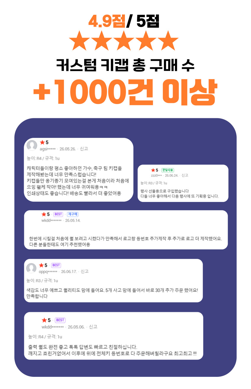 키캡제작 인쇄 굿즈 키캡 제작 OEM PBT 커스텀 포인트 한글 R1 1u 판매처 상세 정보 이미지 1