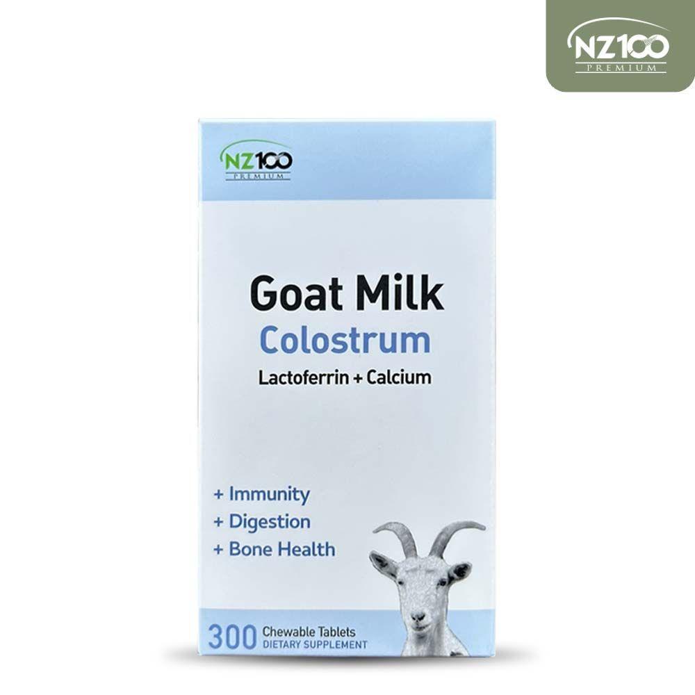 NZ100 뉴질랜드 산양유 초유 츄어블정 300정 락토페린 칼슘 함유 - 상세 이미지 3