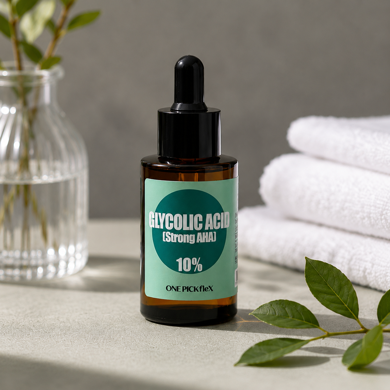 AHA 아하 글라이콜릭애씨드 10% 30ml 원픽플렉스 피부결 트러블 각질 모공 케어 - 상세 이미지 3