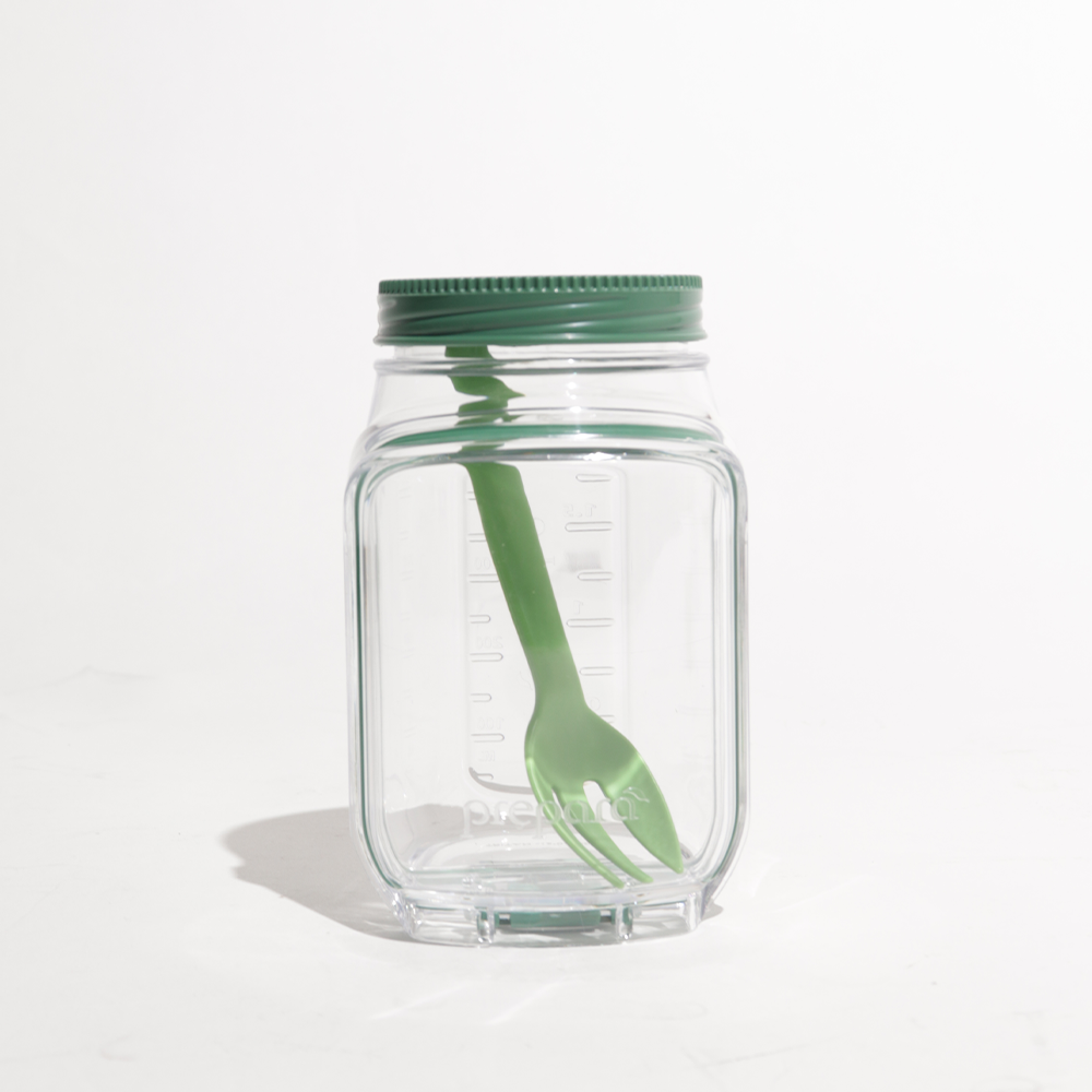 프리파라 밀프렙 샐러드팟 550ml 스몰 트라이탄 젖병소재 샐러드용기 도시락통 스낵팟 - 상세 이미지 4