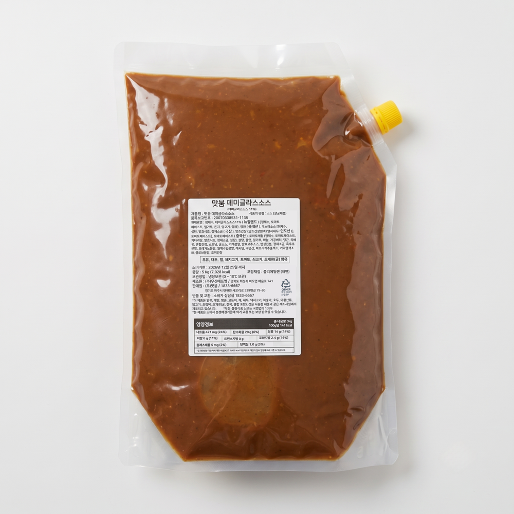 맛붐 경양식 돈가스소스 데미글라스 5kg, 1개 - 상품 이미지