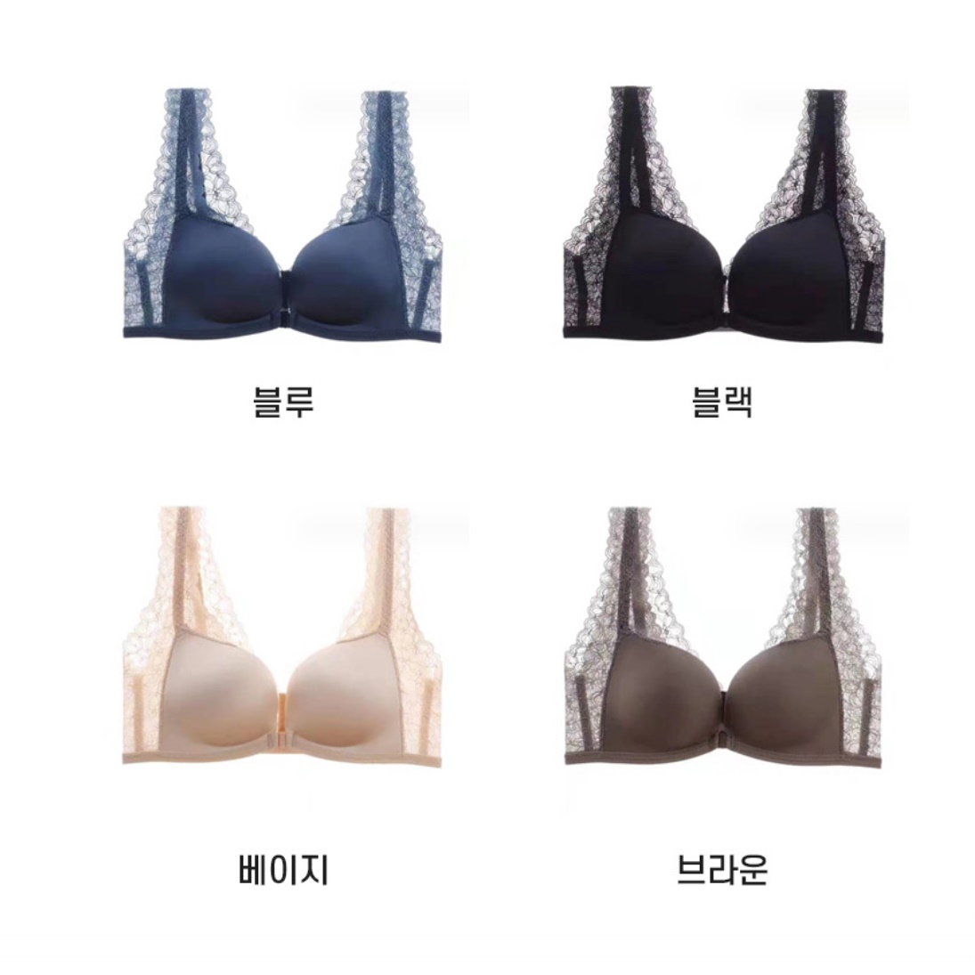 퍼진 처진 가슴 브라 보정 처짐 방지 가슴 모으는 브라 - 상세 이미지 3