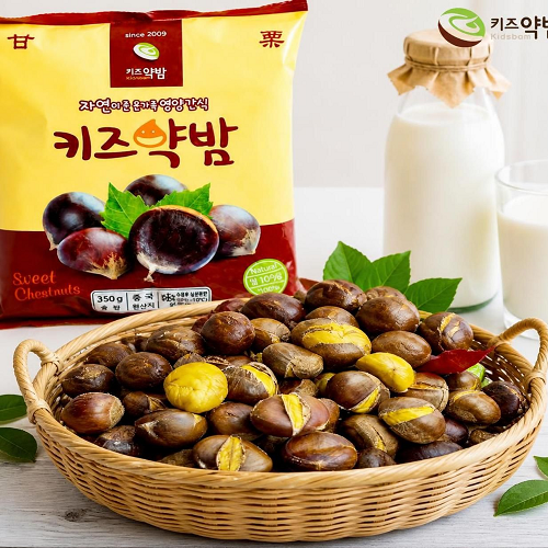 e키즈약밤 약단밤 군밤 공주밤 생율밤 칼집밤 밤 - 상품 이미지