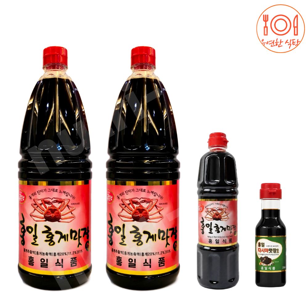 홍일 홍게맛간장 1.8L 2개 + 700ml 만능 맛간장 편스토랑 - 상세 이미지 3
