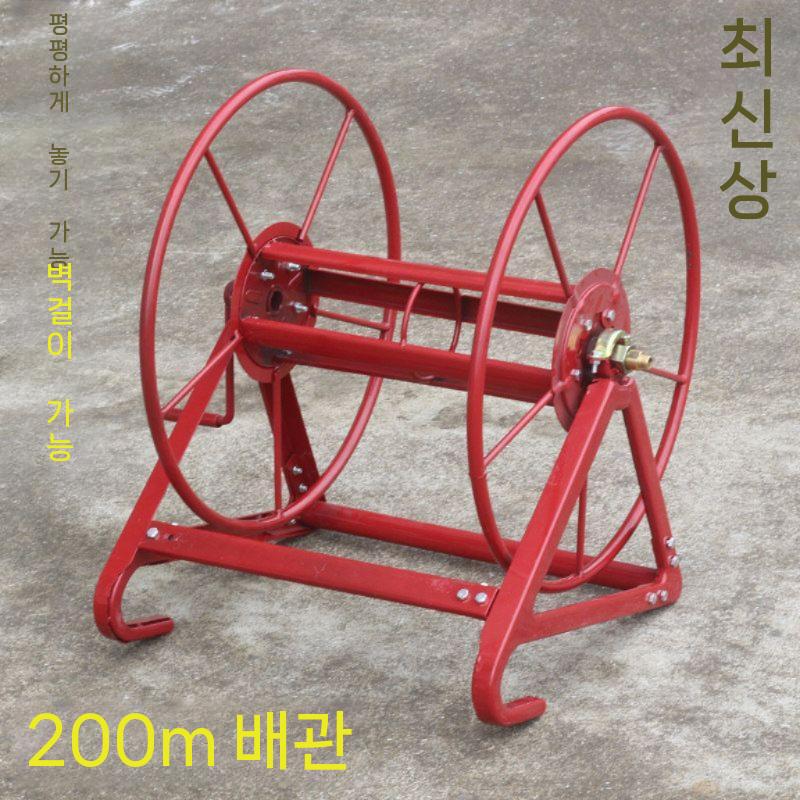 호스릴 정리대 호스감기 호스걸이 보관대 걸이형 200미터 - 상세 이미지 2