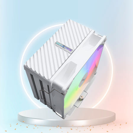 발키리 AQ125 ARGB 싱글타워 공랭 CPU 쿨러 화이트