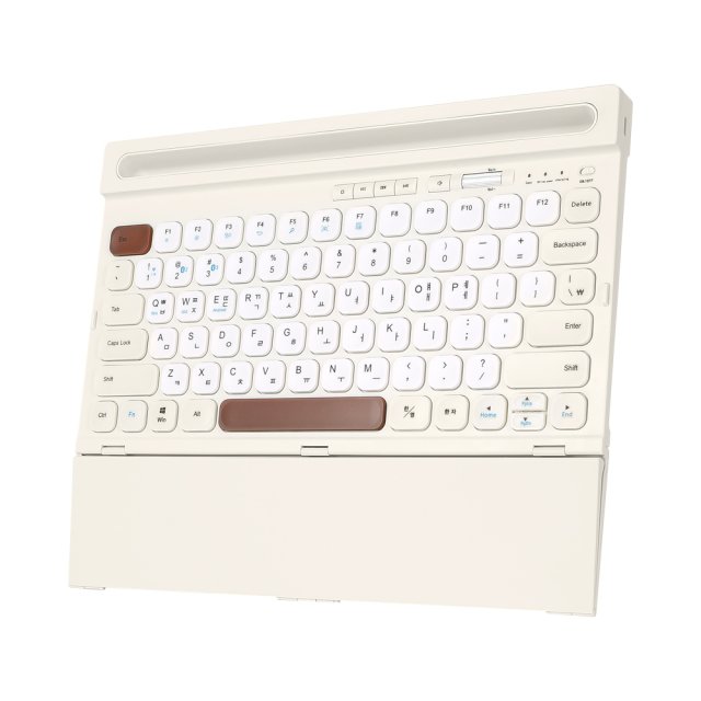 아이노트 X500RB 멀티페어링 무선 블루투스 키보드 화이트, 팬터그래프(시저) - 상세 이미지 2