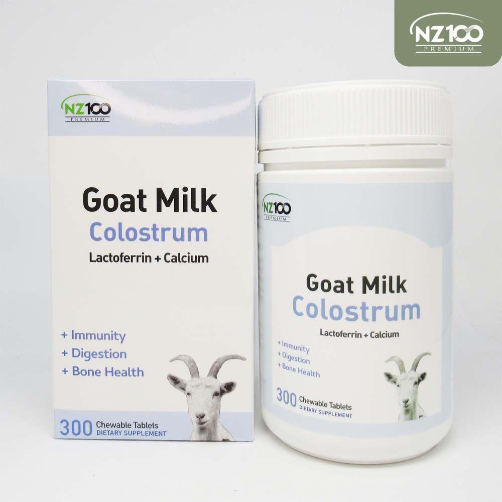 NZ100 뉴질랜드 산양유 초유 츄어블정 300정 락토페린 칼슘 함유 - 상세 이미지 2