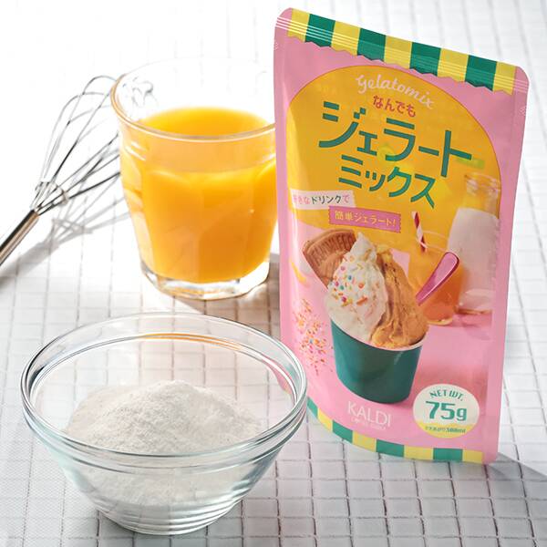 일본 칼디 KALDI 무엇이든 젤라또 만들기 믹스 파우더 75g - 상세 이미지 2
