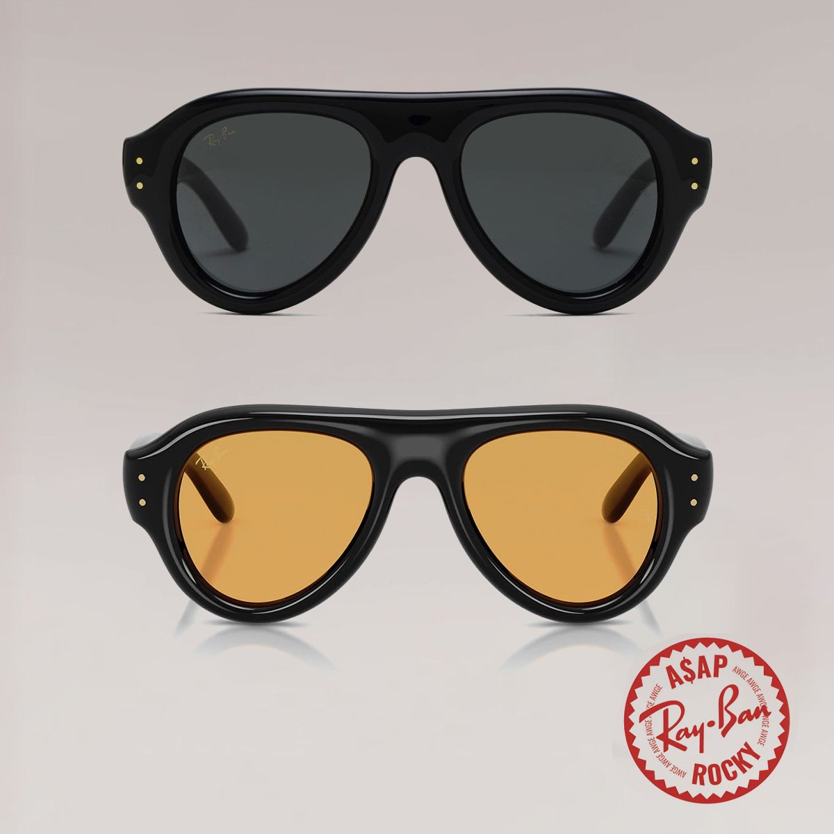 [슈퍼적립]레이밴 RB4925 에비에이터 뿔테 선글라스 모음 AVIATOR PUFFER A$AP Rocky 에이셉 라키 에이셉 라키 - 상품 이미지