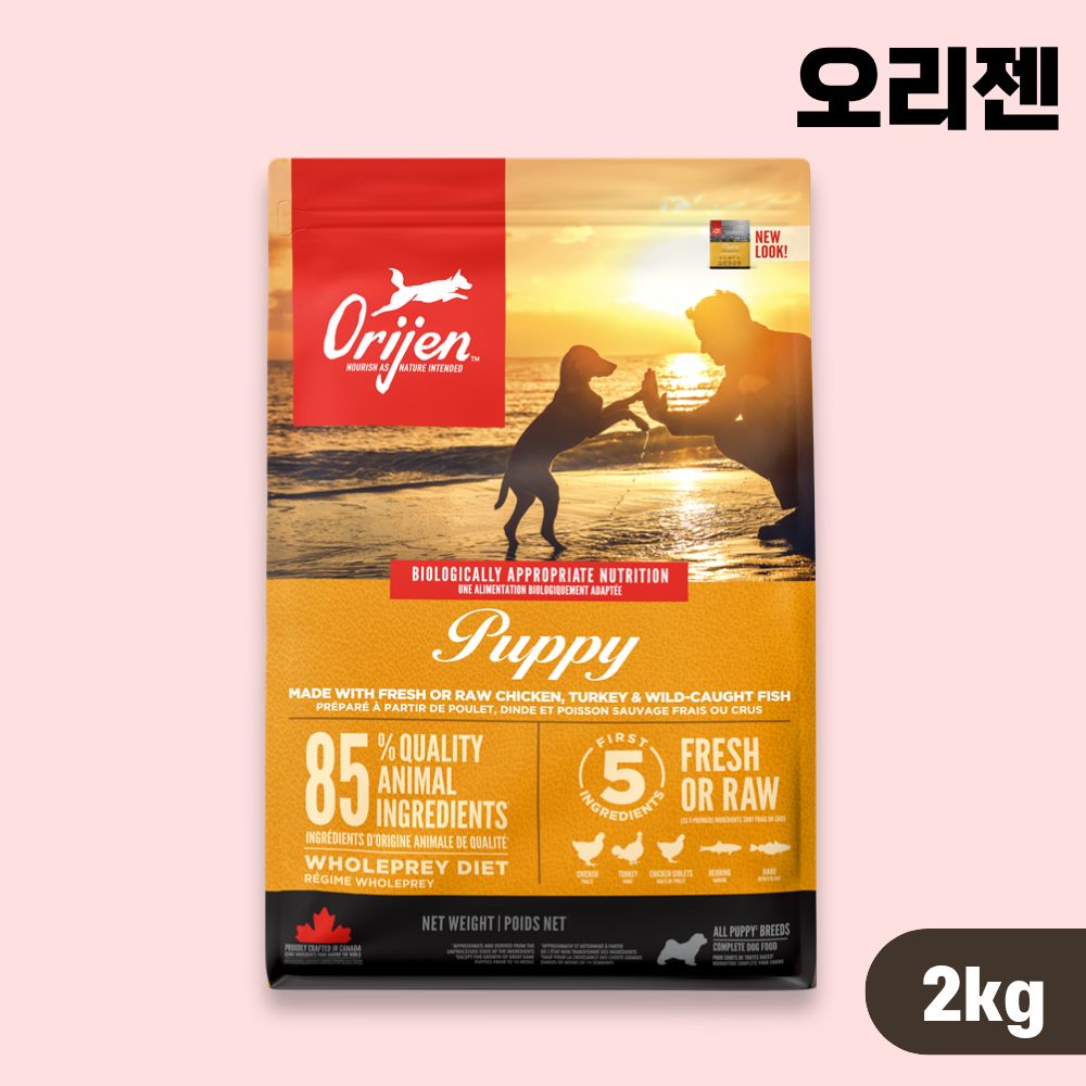 [+N포인트] 오리젠 독 강아지사료 퍼피, 2kg, 1개 - 상품 이미지