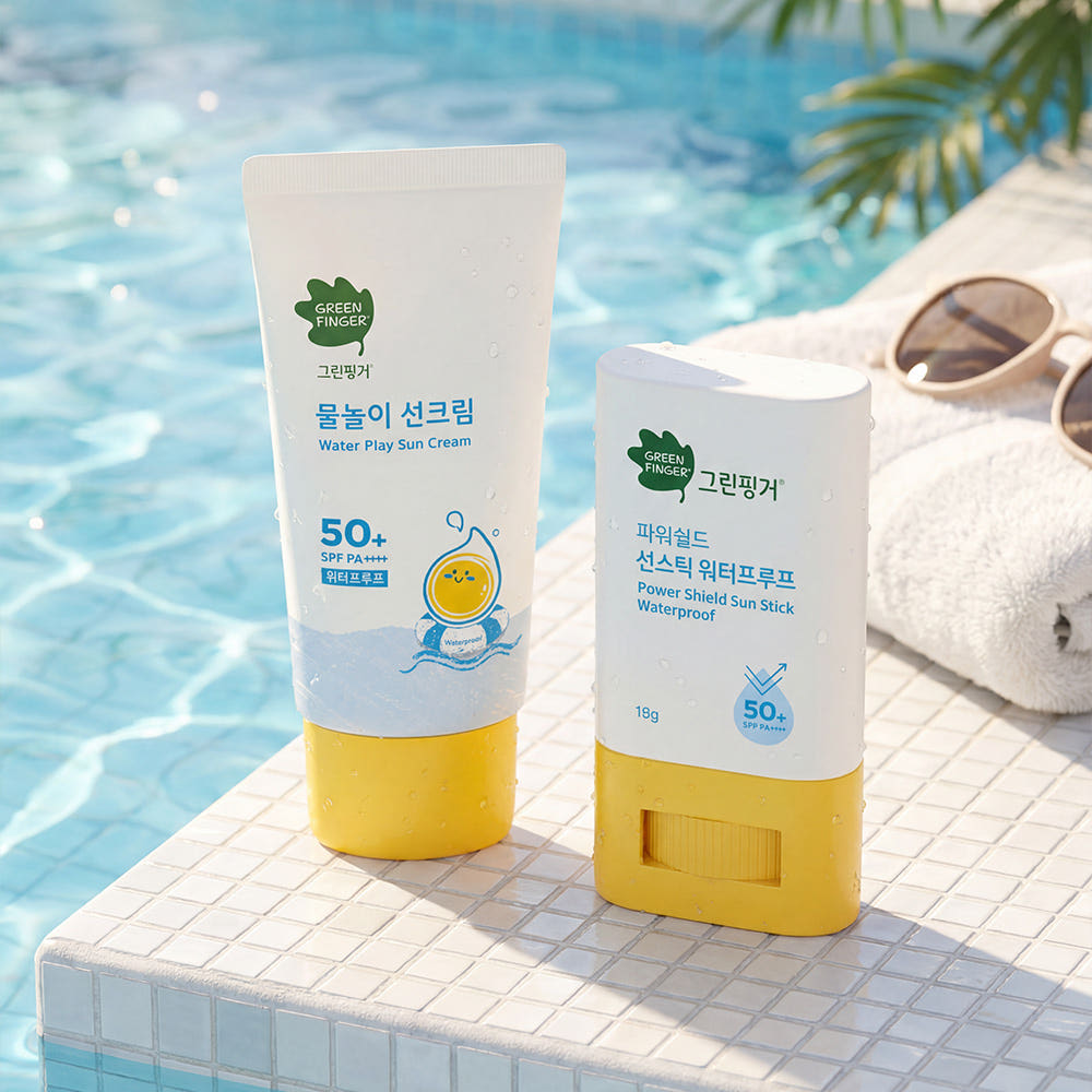 그린핑거 물놀이 선크림 50ml + 파워쉴드 선스틱 18g SPF50+ PA++++ 워터프루프 가격 비교 그린핑거 스토어 그린핑거 물놀이 선크림 50ml + 파워쉴드 선스틱 18g SPF50+ PA++++ 워터프루프