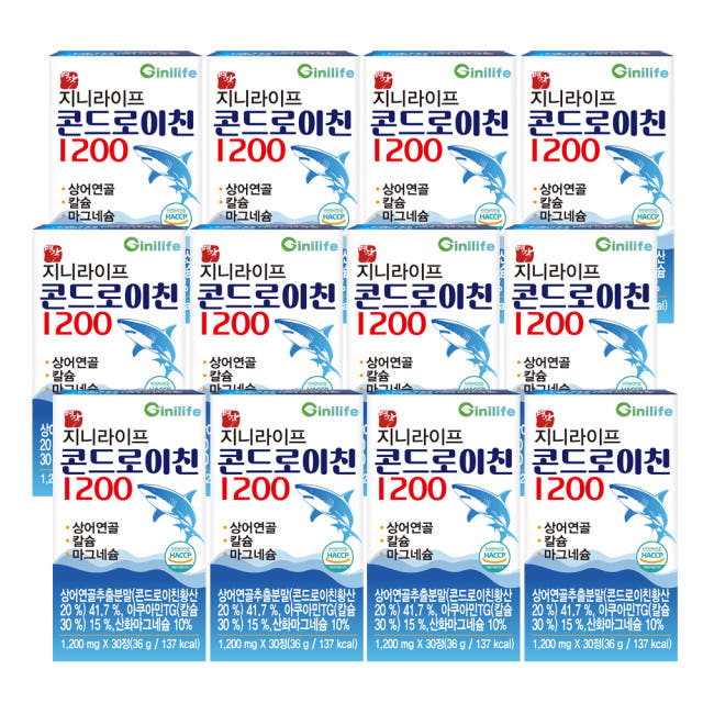 지니라이프 명작 콘드로이친 1200 30정