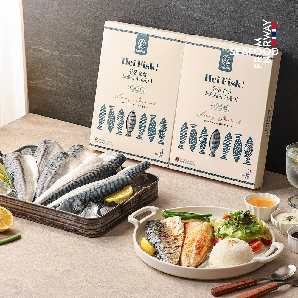 피터씨마켓 Hei Fisk 완전순살 노르웨이 고등어 선물세트 - 상품 이미지