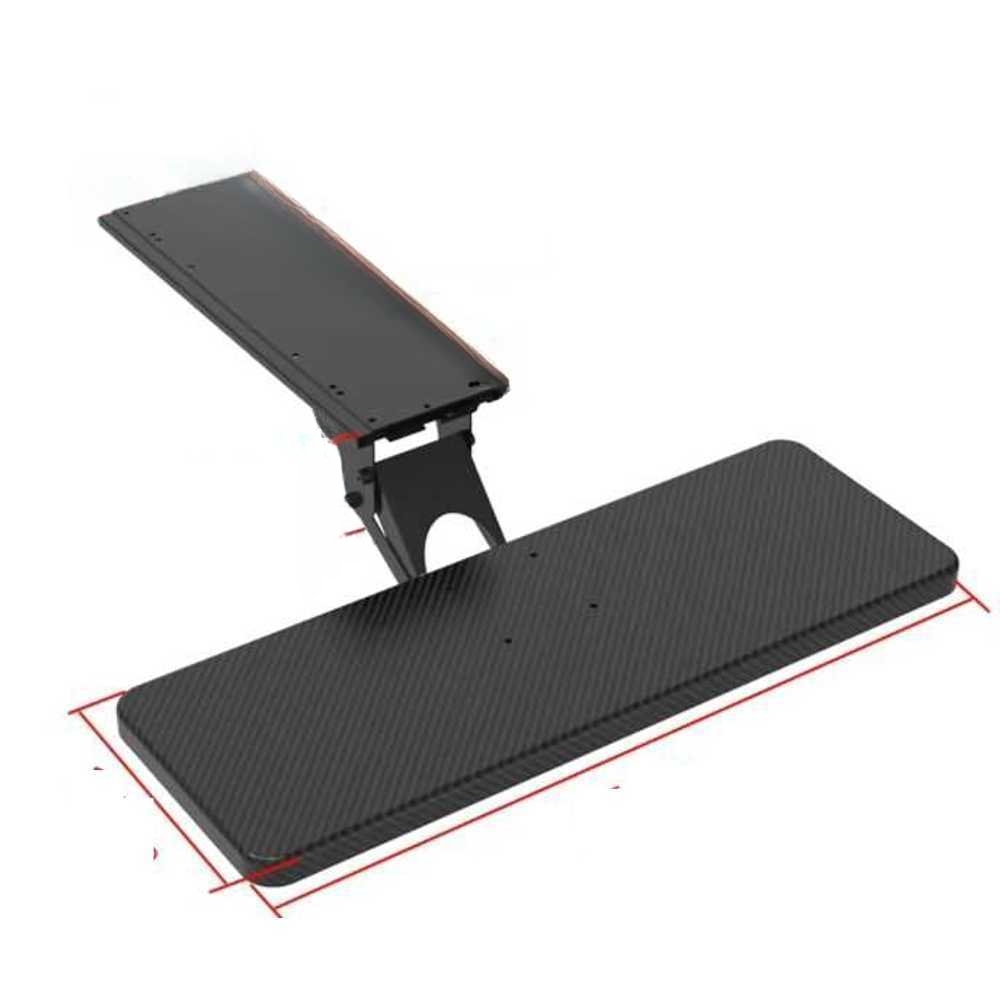 슬라이딩 키보드 거치대 책상 컴퓨터 서랍식 선반 트레이 55cm - 상세 이미지 2