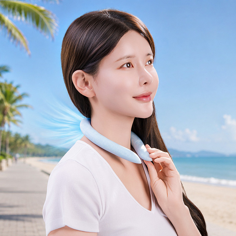 [28도 냉각] 바로핏 아이스 넥쿨러 쿨 넥밴드 냉감 스카프 넥쿨링 타올 목걸이 PCM - 상세 이미지 2
