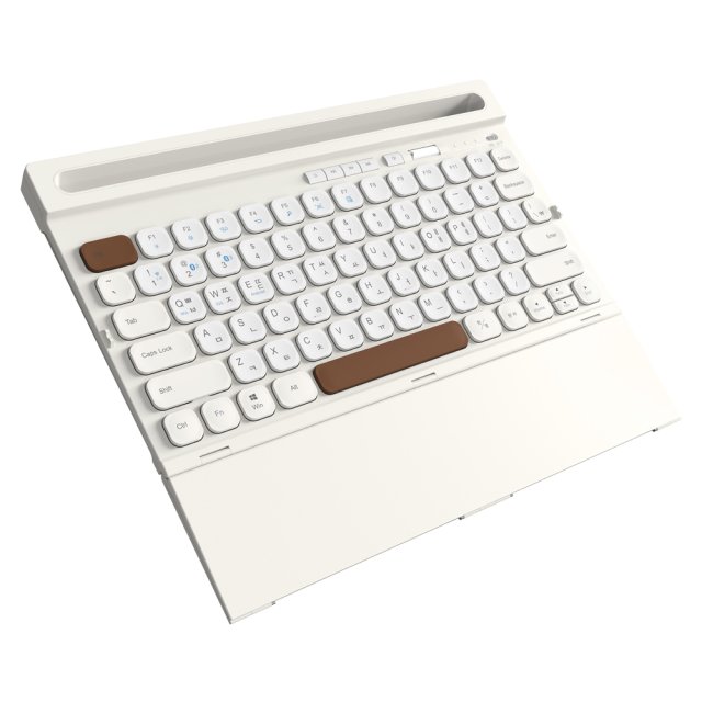 아이노트 X500RB 멀티페어링 무선 블루투스 키보드 화이트, 팬터그래프(시저) - 상세 이미지 3