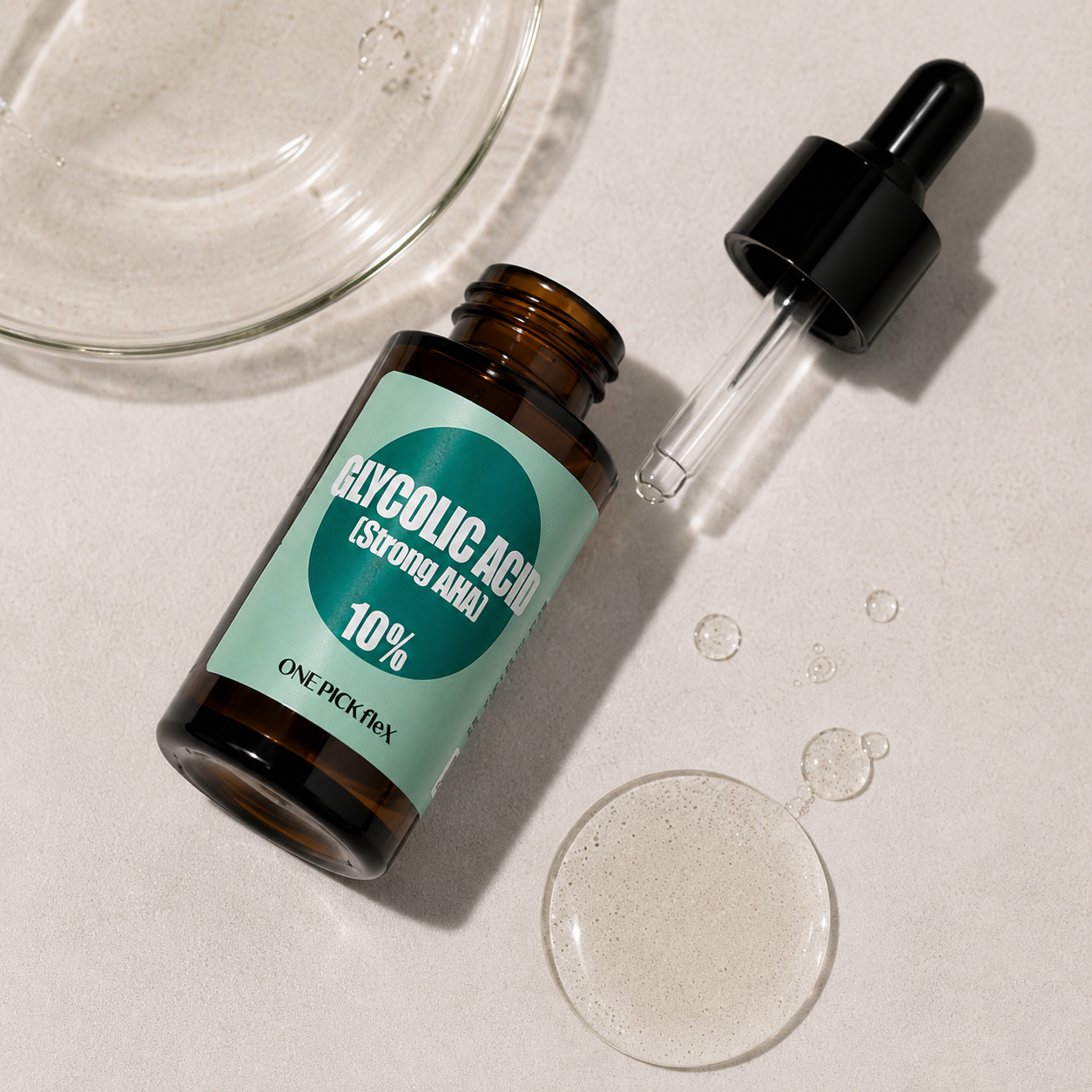 AHA 아하 글라이콜릭애씨드 10% 30ml 원픽플렉스 피부결 트러블 각질 모공 케어 - 상세 이미지 4