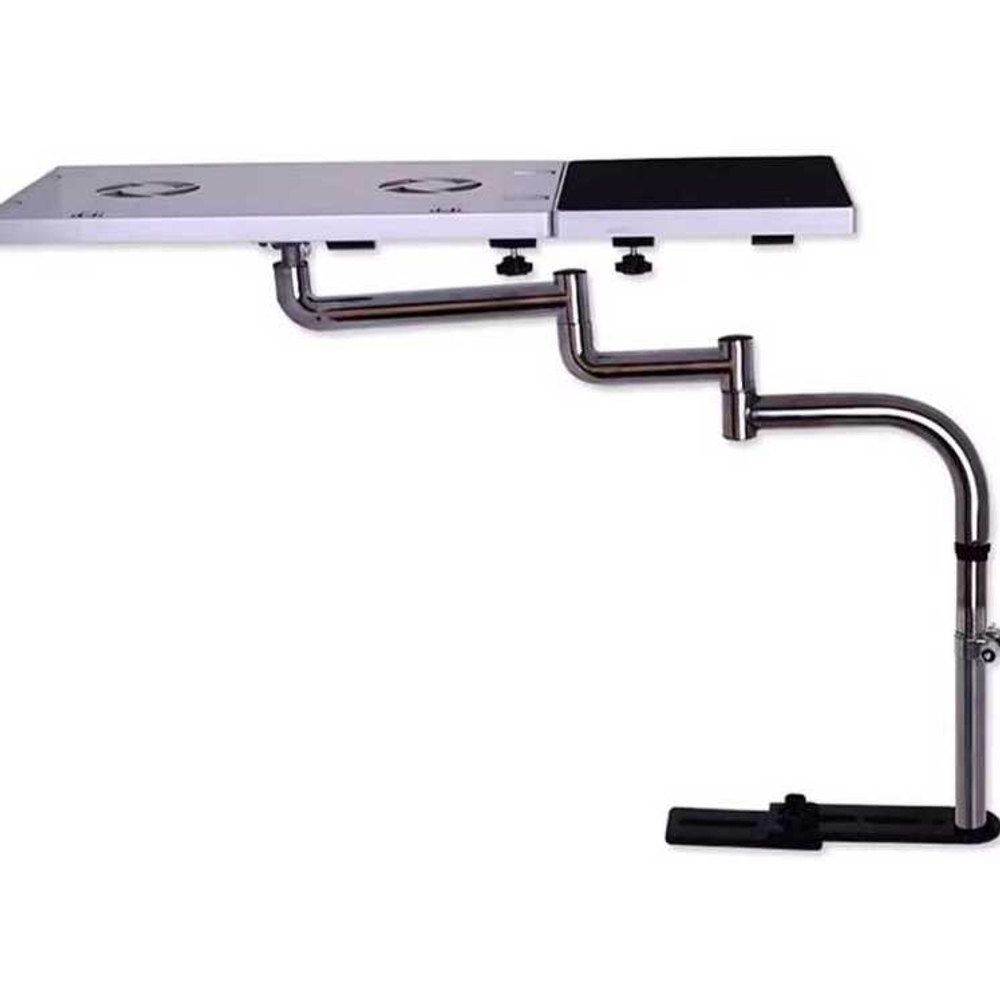 차량용 노트북 테이블 접이식 트레이 폴딩 거치대 선반 40cm - 상세 이미지 3