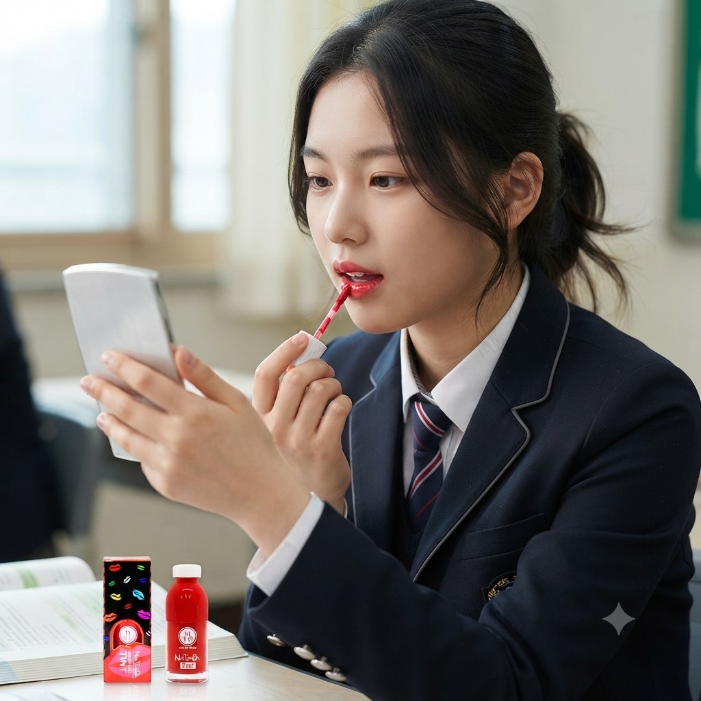 나틴다 벨벳틴트 워터젤리 립틴트 6ml 3종컬러 고발색 초밀착 매트틴트 - 상세 이미지 2