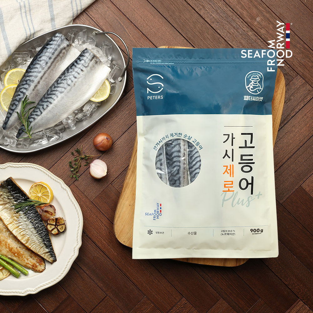 피터씨마켓 가시제로 노르웨이 순살 고등어 플러스 900g, 1개