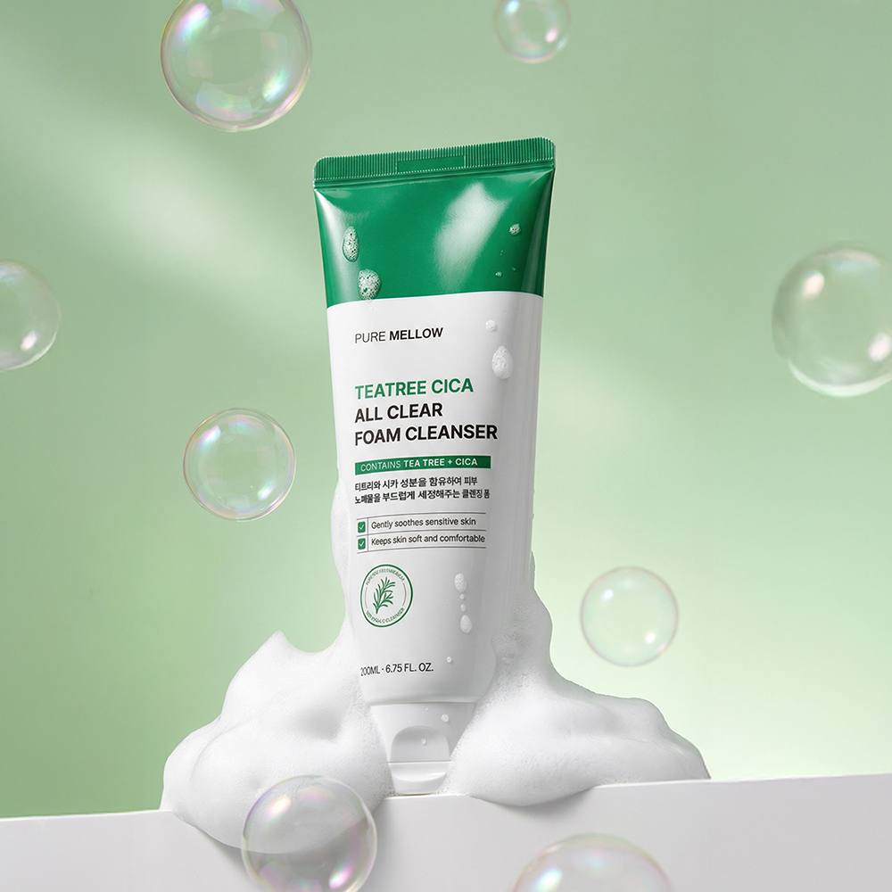 퓨어멜로우 아보카도 약산성 올 클리어 수딩 딥 폼 클렌저 150ml 여드름성 청소년용 - 상품 이미지