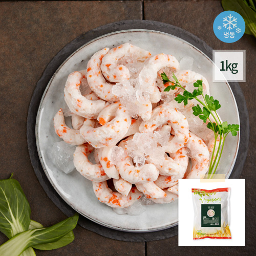 비건 새우 새우맛 콩고기 대체육 채식 식물성 단백질 베지푸드 1kg, 1개 - 상품 이미지