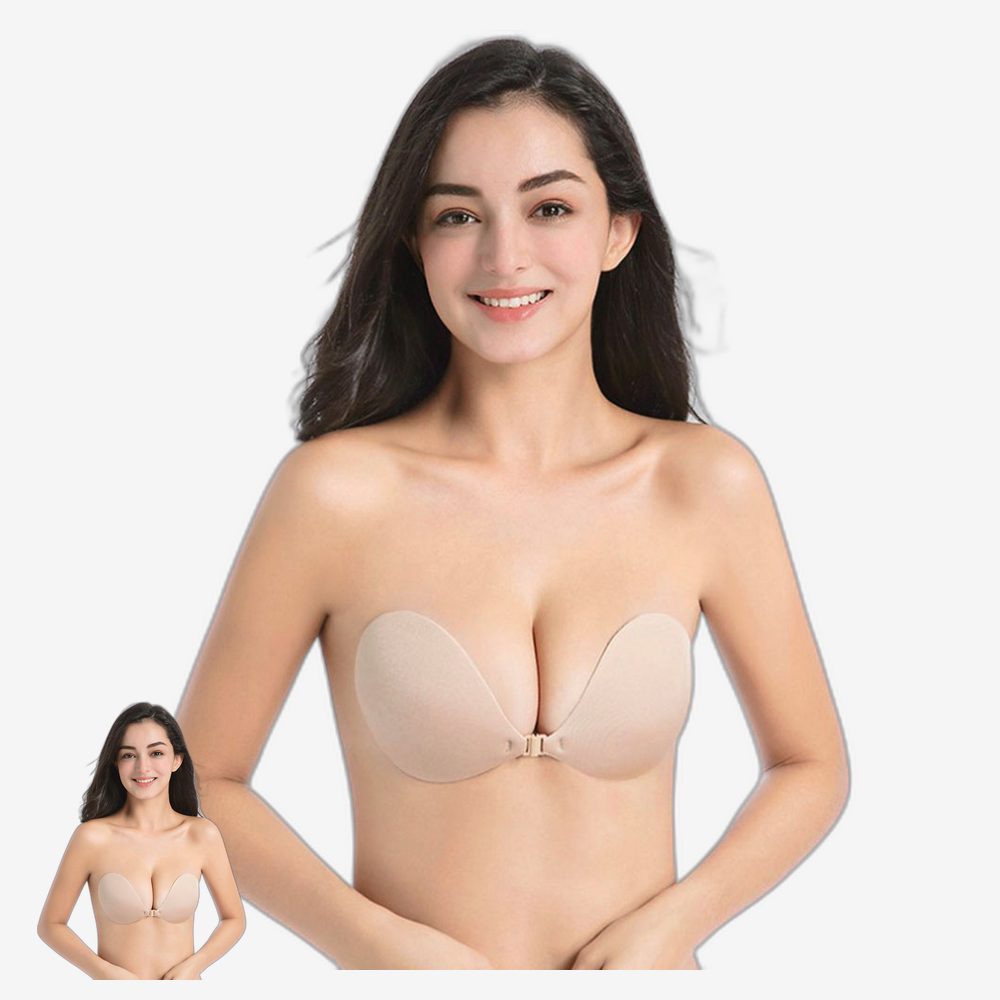 감쪽볼륨 웨딩룩 누드브라 자연스러운 드레스용 접착브라 가벼운 파티룩 - 상품 이미지