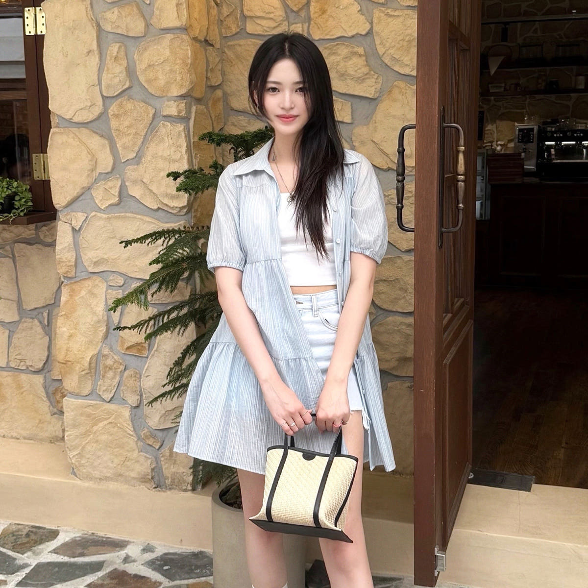 제로스트릿 2TYPE 레인 셔츠 원피스 블루 가격 비교 제로스트릿 제로스트릿 2TYPE 레인 셔츠 원피스 블루