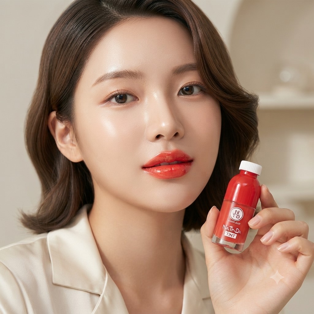 나틴다 벨벳틴트 워터젤리 립틴트 6ml 3종컬러 고발색 초밀착 매트틴트 - 상품 이미지
