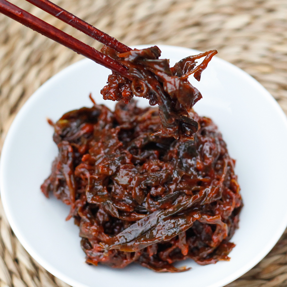 뽕잎장아찌 국산 상엽 절임 반찬 순창 고전 500g, 1개 이미지 6