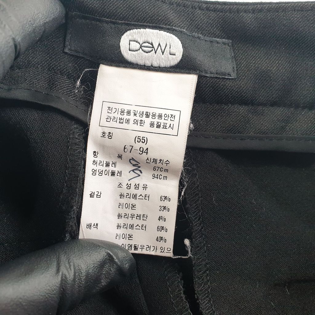 듀엘 블랙 여자 바지 67-94 N6981 이미지 8