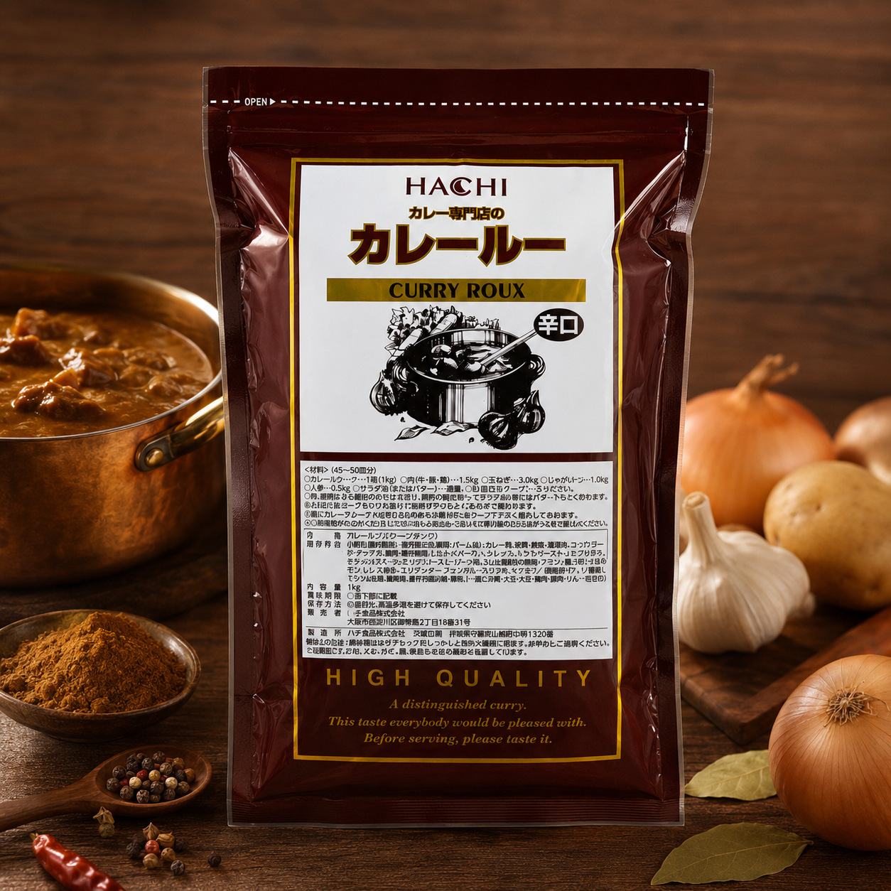 하찌 매운맛 카레루 1kg 카레 가루 분말 파우더 - 상세 이미지 2