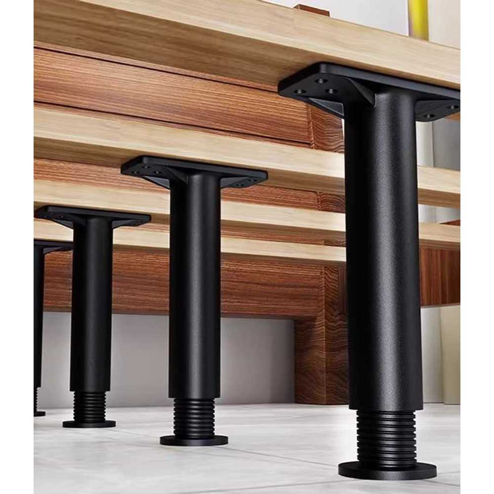 평상 다리 리프트 원목 조립식 높이조절 침대 가구발 13cm 3개 - 상품 이미지
