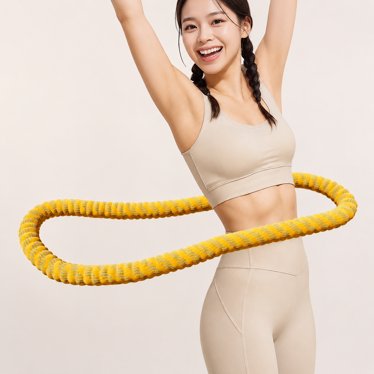 스프링 훌라후프 줄훌라후프 다이어트 홈트 1.5kg - 상품 이미지