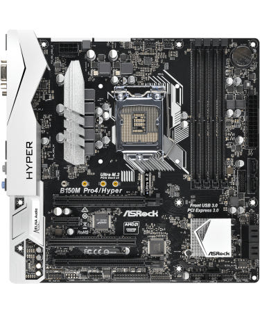 [중고]B150M PRO4/HYPER 인텔 B150 메인보드 6세대 7세대 1151소켓 애즈락