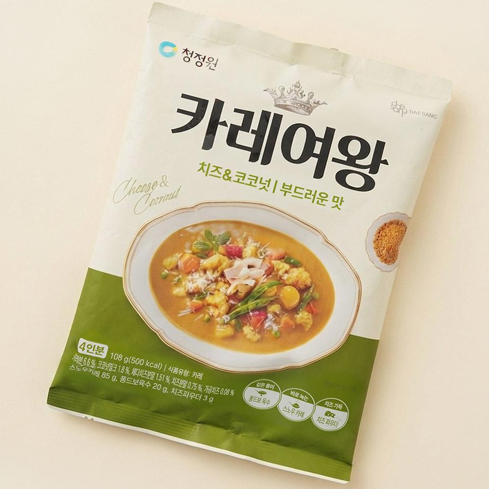 메가마트 대상 청정원 카레여왕 치즈&코코넛 108g - 상세 이미지 2