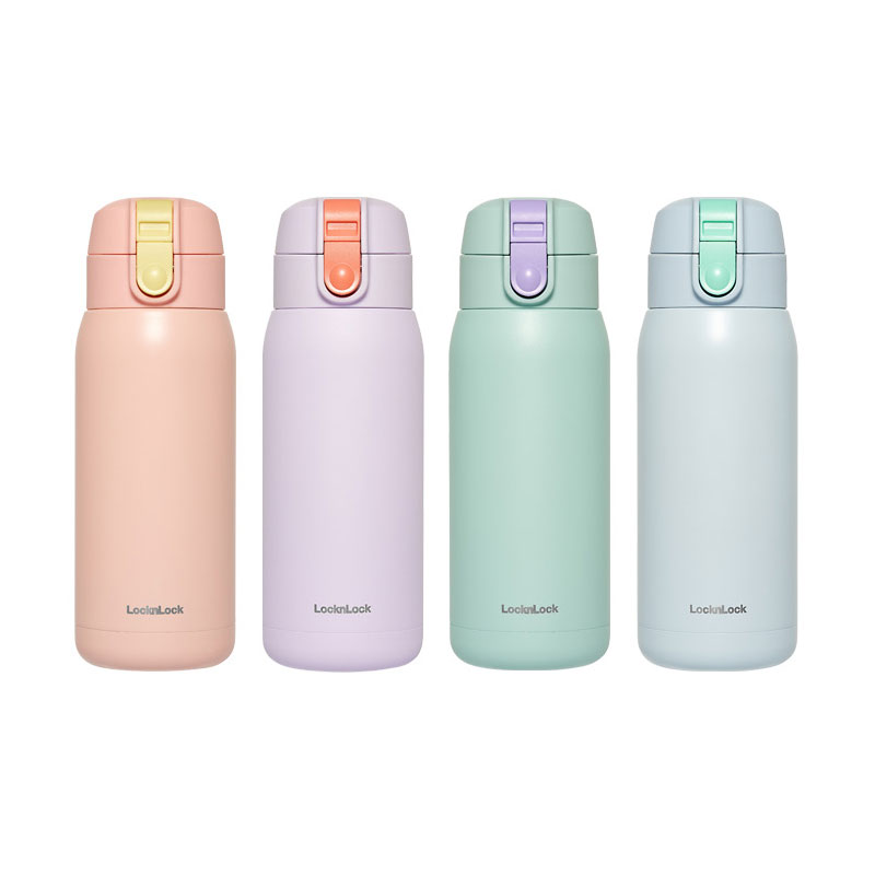 락앤락 각인텀블러 370ml 처비 스쿨핏 코튼캔디 원터치물병 UV컬러 레이져 인쇄 서비스 - 상세 이미지 2