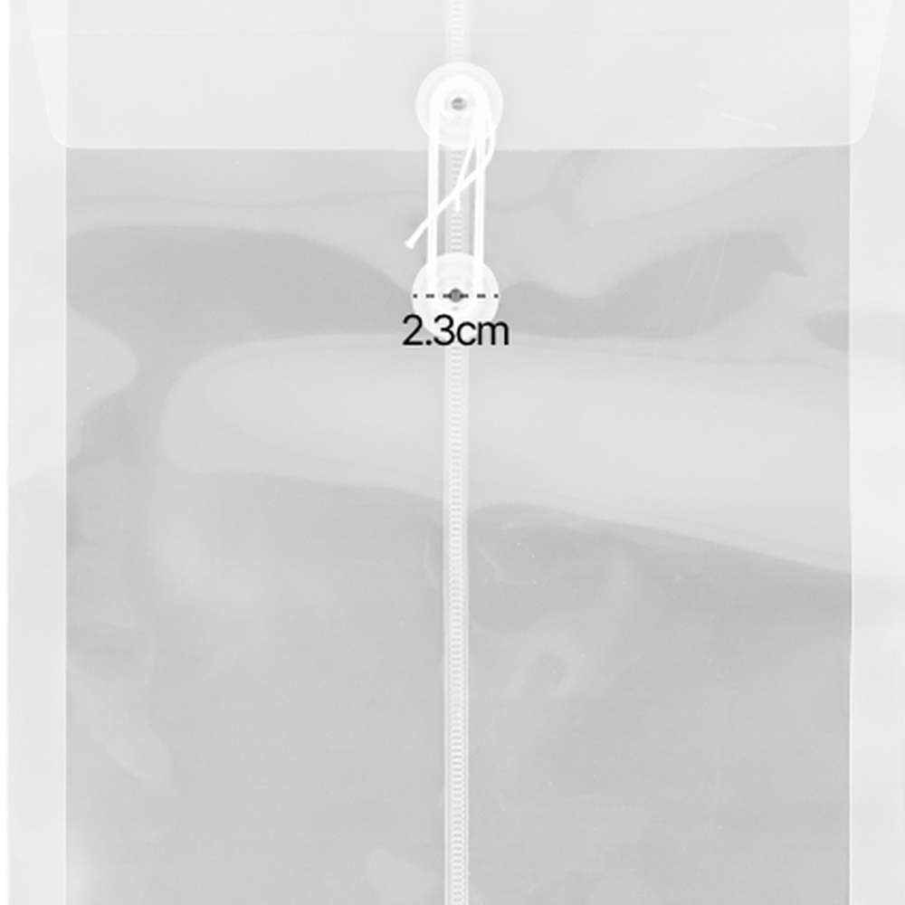 세로형문서정리도큐멘트백 스트링잠금사무용문서파일 반투명디자인휴대용서류가방 - 상세 이미지 3