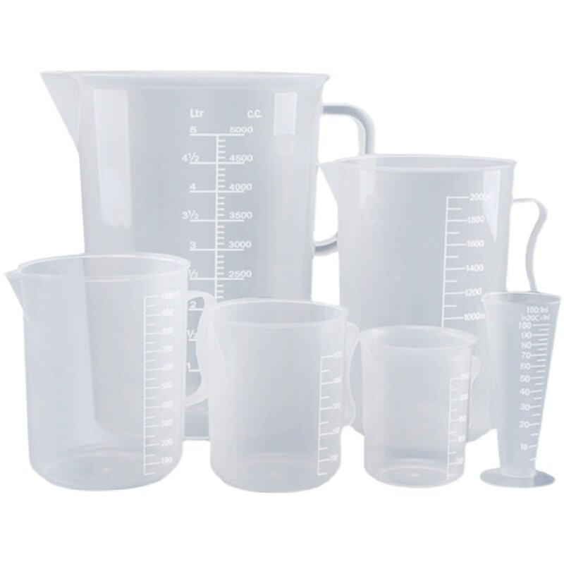 대용량 비커 뚜껑 플라스틱 라면물 도구 베이커리 소프트 5000ml 투명 - 상세 이미지 5
