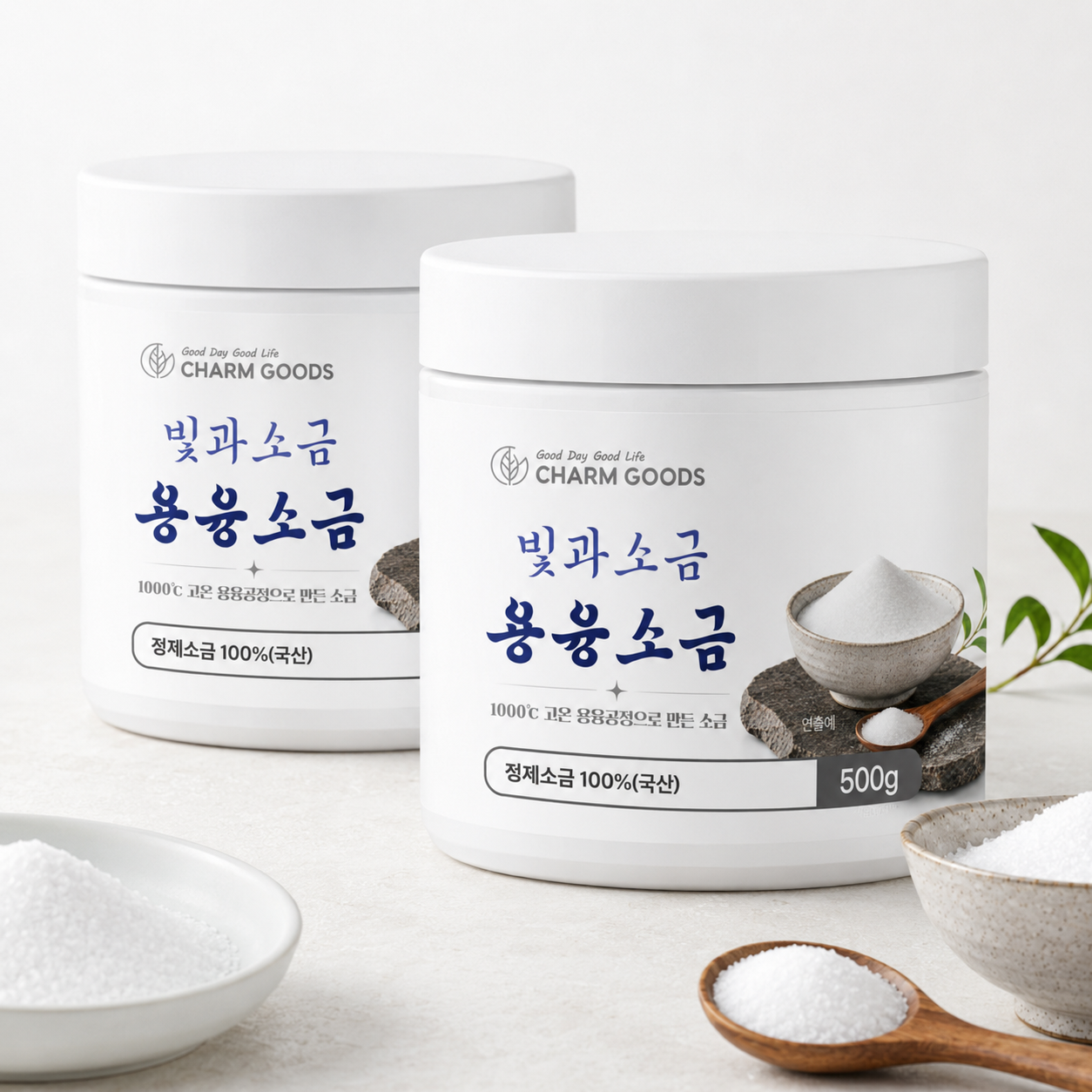 국내산 용융 소금 물에 타먹는 융융 고운 용용 명품 아침 소금 물 500g, 3개 이미지 7