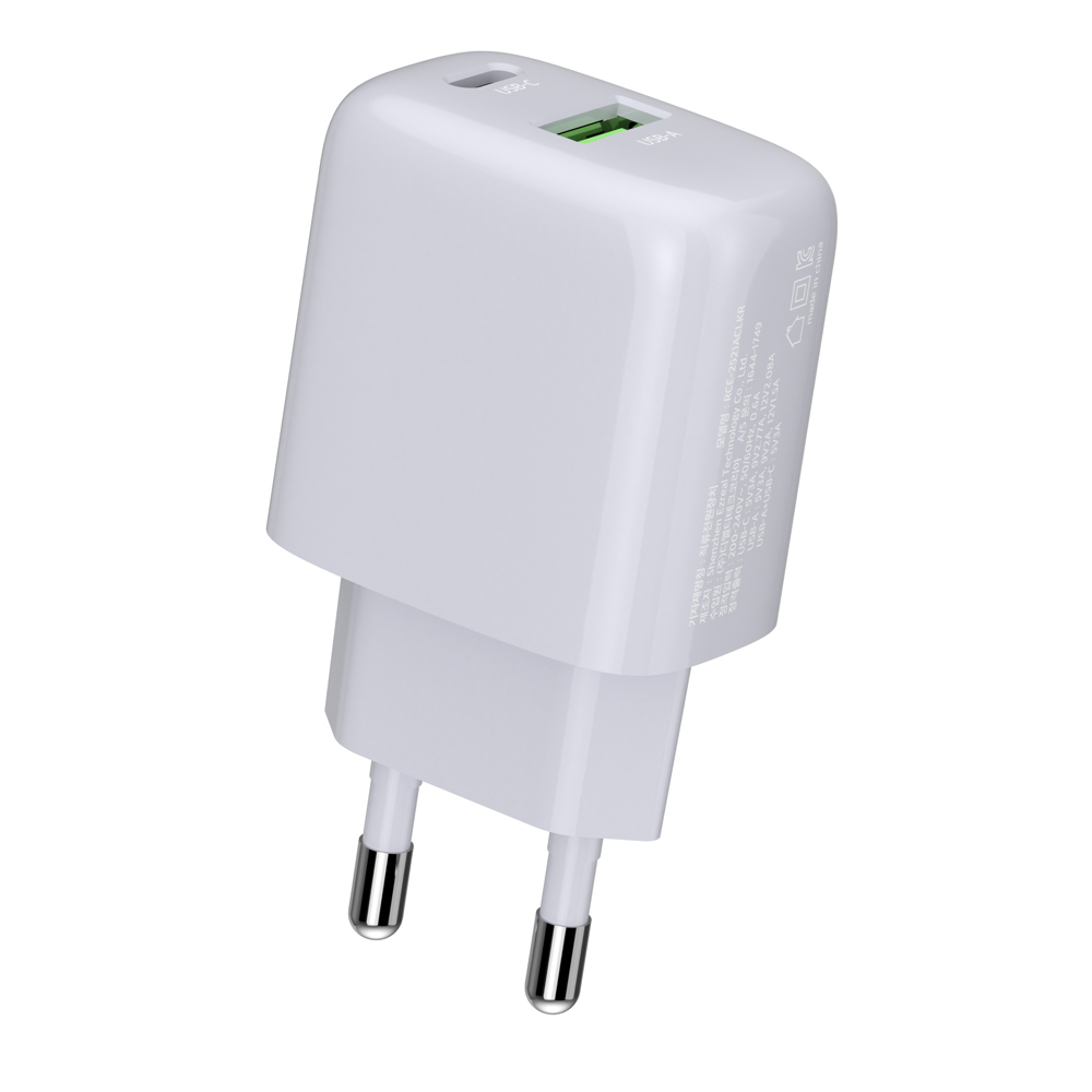 이어맥 팬톤 25W PD C타입 USB-A 듀얼포트 고속 충전기 - 상세 이미지 2