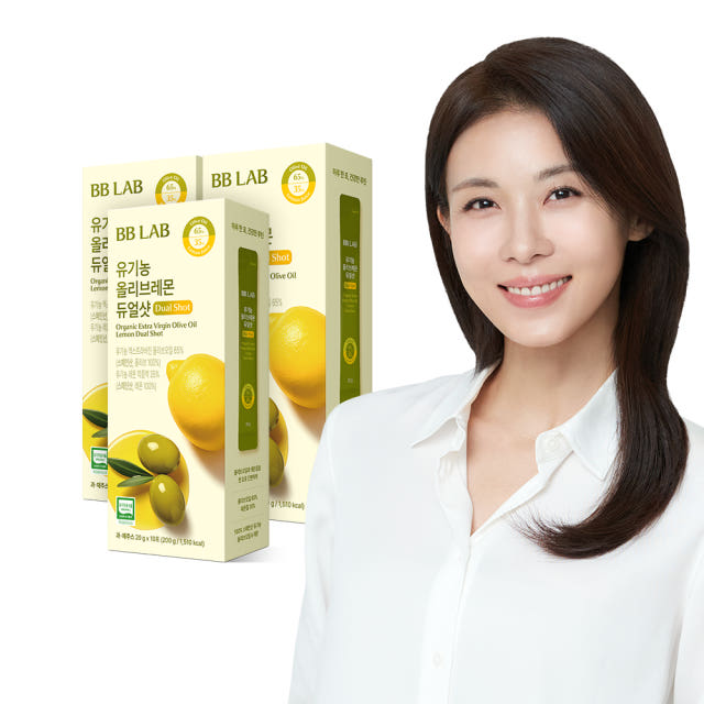 비비랩 유기농 올리브오일 레몬즙 듀얼샷 올레샷 스틱 3박스 30포