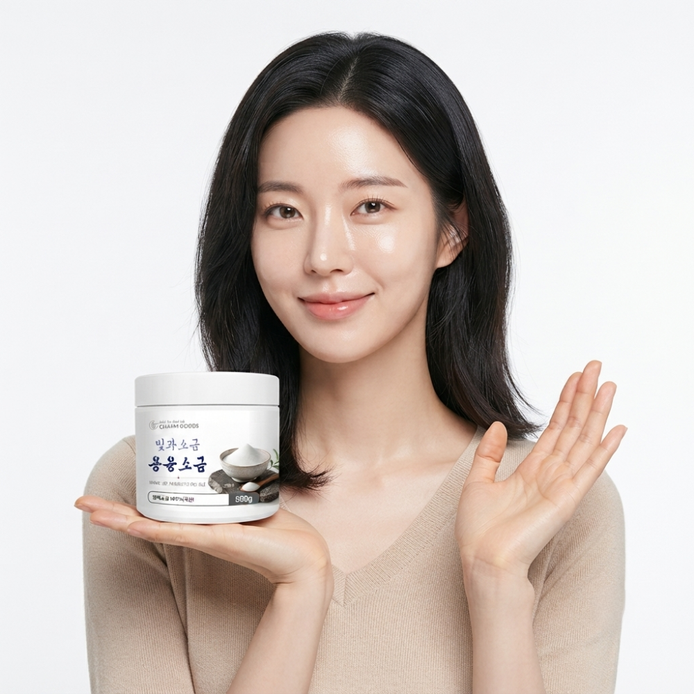 미네랄 빛과 용융소금 물에타먹는소금 소금물 마시기 500g 1통 - 상세 이미지 4