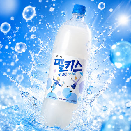 롯데칠성음료 밀키스 1.5L x 3개입 탄산음료 페트