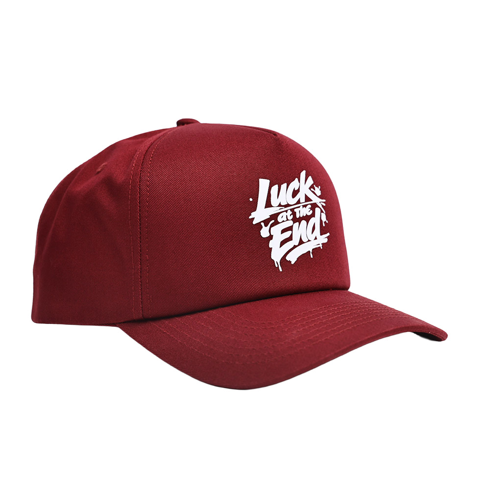 UNFACT Luck at the End 빅사이즈 볼캡 버건디 - 상세 이미지 2