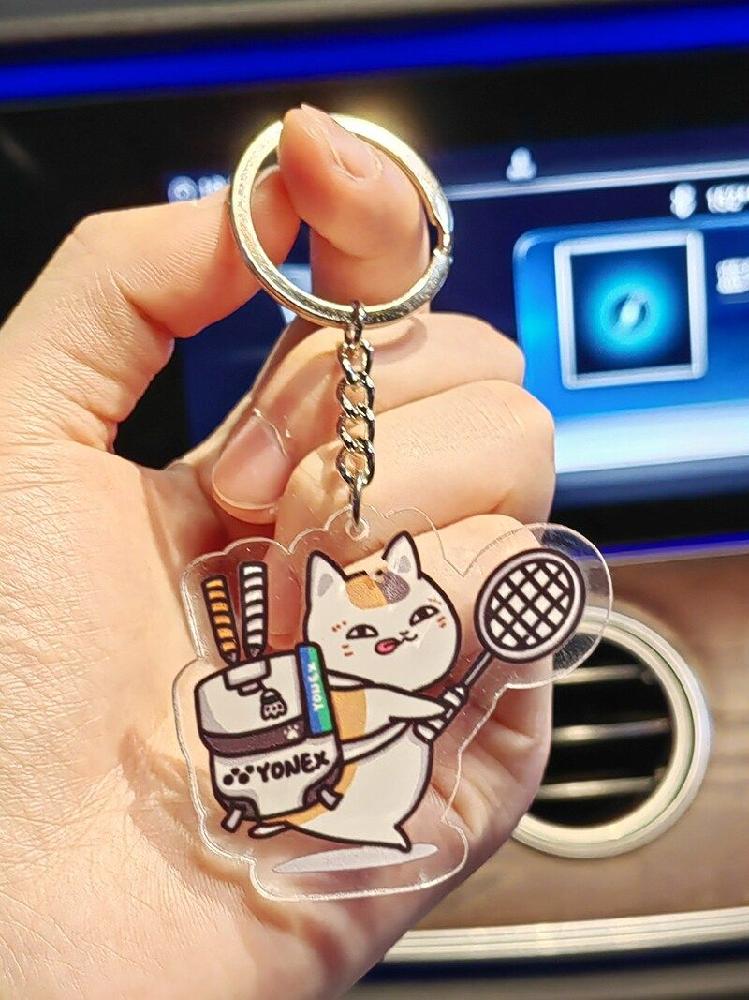 배드민턴 키링 열쇠고리 셔틀콕 스포츠 키홀더 가방 악세사리 - 상세 이미지 2