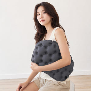 케이스 일체형 휴대용 에어 방석 기내용 비행기 콘서트 쿠션 솔직 후기 | 실제 배치 사진 포함 - 상품 이미지 2