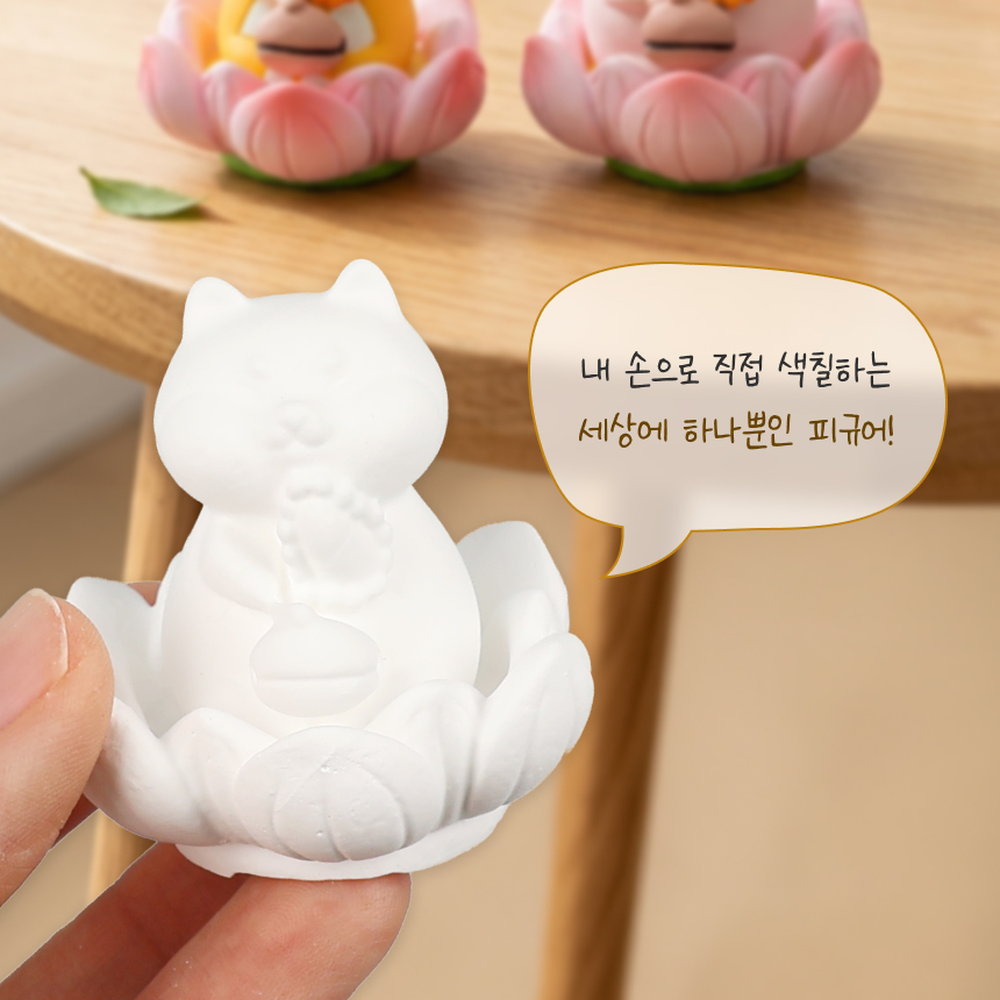 창가꾸미기 감성오브제인테리어소품애니멀목탁 나만의컬러테이블장식동물목탁 - 상세 이미지 4