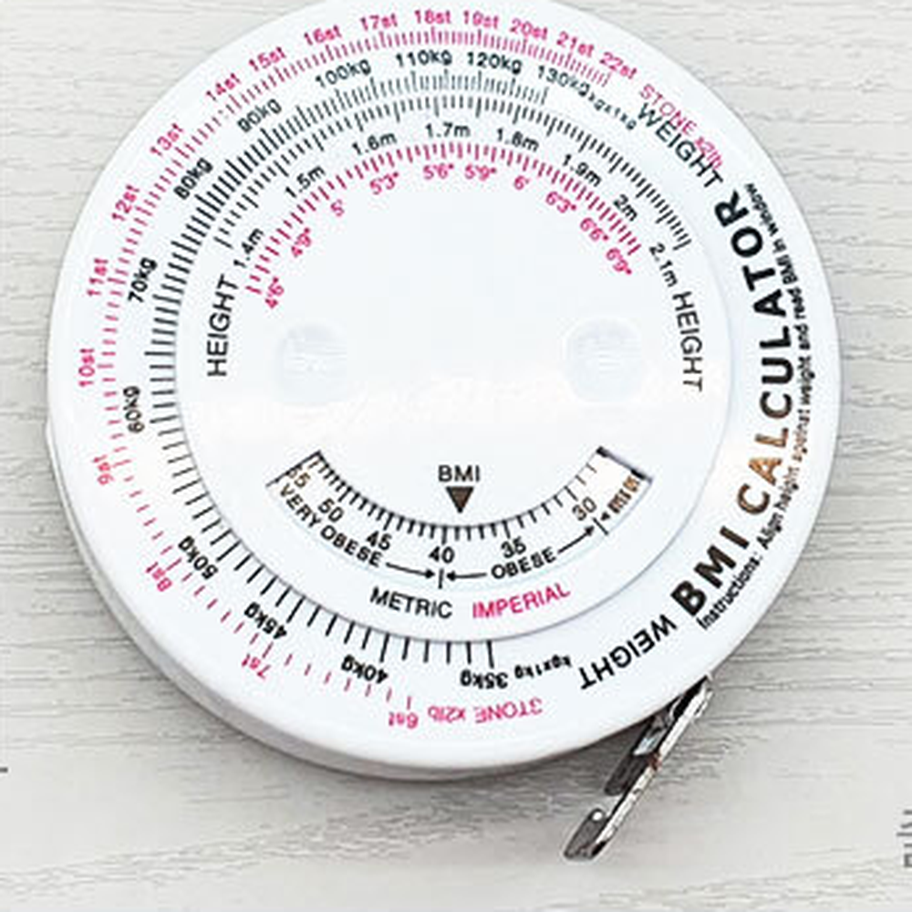 다이어트 BMI 측정 줄자 홈짐 허리 원터치 비만 계산 휴대용 - 상세 이미지 3